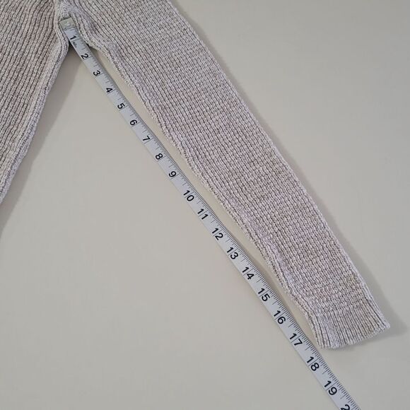 G.H. Bass Women’s Oatmeal Cotton Crewneck Long Sleeve Pullover Sweater - Picture 6 of 11